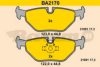 BARUM BA2170 Brake Pad Set, disc brake